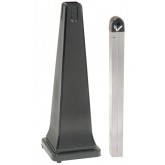 Rubbermaid GroundsKeeper Smoking Management Receptacle - Black